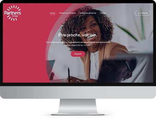 Site internet Partners Group